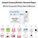 Boîte de papier thermique blanc pour photos en niveaux de gris, avec les appareils compatibles