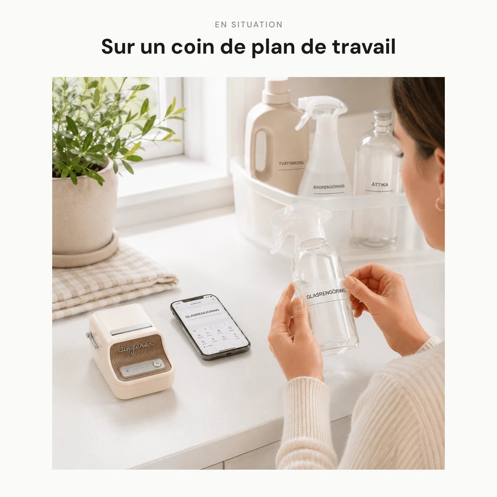 Imprimante Thermique Étiquette Code-Barres 300 DPI — Prix, Références et Inventaire de 20 à 50 mm, Bluetooth