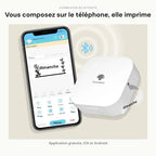 Application française sur téléphone connectée en Bluetooth à l'imprimante à étiquettes