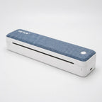 Imprimante thermique A4 design coloris bleu jean en tissu