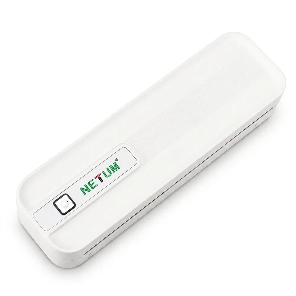 Imprimante thermique A4 compacte coloris blanc sur fond blanc